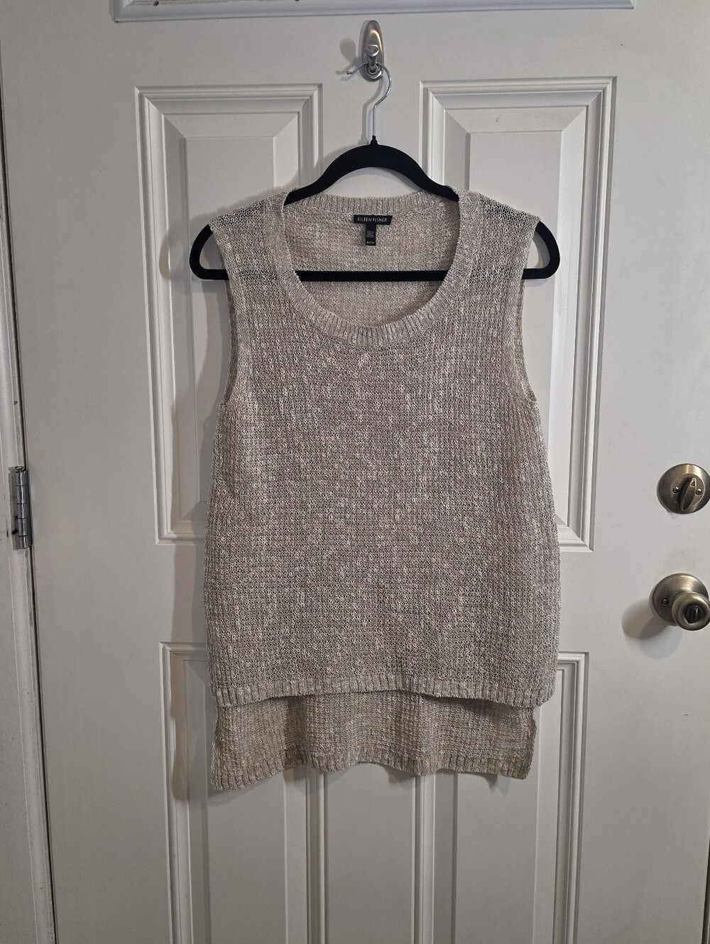 Eileen Fisher Organic Linen Blend High-Low Tunic
